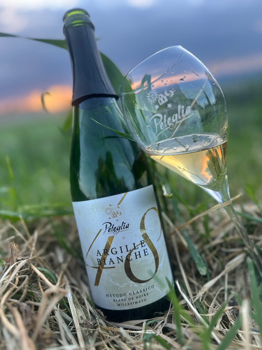 Agrille Bianche, Blanc De Noir , Metodo Classico, Dosaggio  Zero, Peteglia